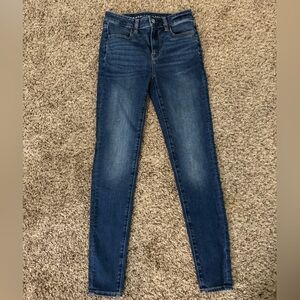 American Eagle Outfitters Dark Blue Skinny Jeans